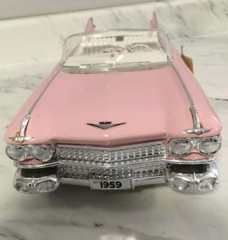 Vintage Jim Beam 1959 Pink Cadillac Eldorado Car Decanter With Seal 5