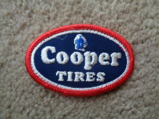 Cooper Tires Sew - On Uniform Patch - Vintage - - - 3 1/8 X 2 Inch