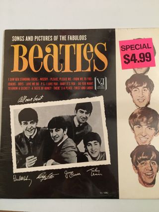 The Beatles " Songs & Pictures Of The Fabulous Beatles " Lp