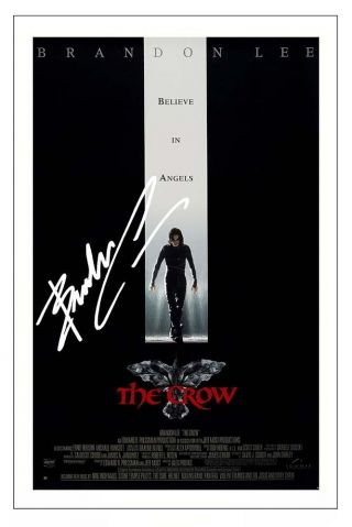 Brandon Lee The Crow Autograph Signed Photo Print