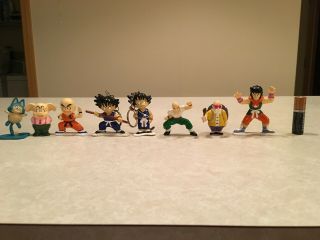 2 " Dragon Ball Figures - Set Of 8 Goku Krillin Yamacha Tien Roshi Oolong