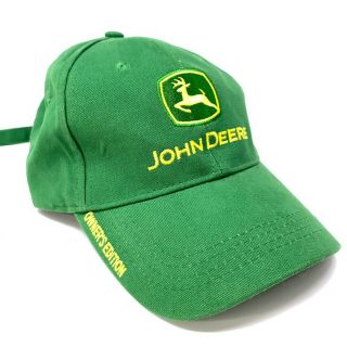 Official John Deere Green Baseball Cap Nothing Run Like A Deere Trucker Hat