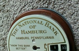 Rare Antique Still Bank Coin Safe (Add O Bank) The National Bank Of Hamburg Pa. 5