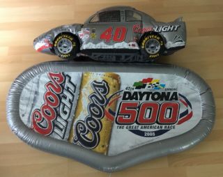 Big Old Coors Beer Sign Daytona 500 Race Car 2005 Sterling Martin Advertising