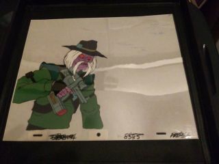 Bravestarr Cartoon Animation Cells With Sketches.  4 Cells 1 Sketch