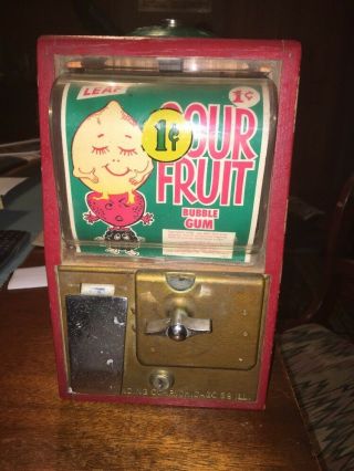 Victor Baby Grand Sour Fruit Gumball Vending Machine