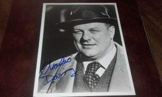 Hand Ink Signed/autograph (10x8) Movie Legend Charles Dunning (sting/tootsie Etc)