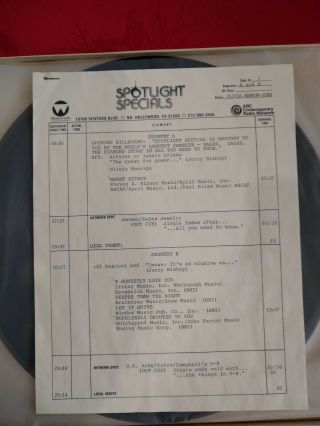 Olivia Newton - John Spotlight Special LP From April 17th 1983 Watermark ABC 5