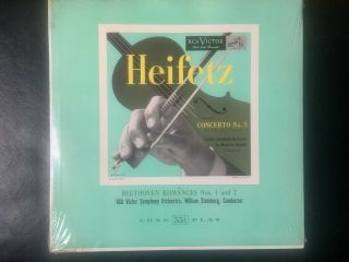 Heifetz Lp Mozart Concerto No 5 60 