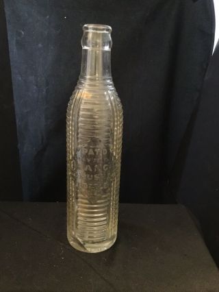 Rare Antique Orange Crush Co.  Embossed Bottle 8 Fl Oz Walnut Ridge,  Ark.