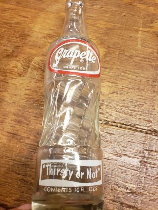 Grapette Soda Bottle 10 Oz Camden Arkansas 1952