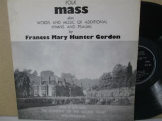Frances Mary Hunter Gordon - Folk Mass Choir Rare Xian 1968 Uk Lp Ex - Guitar Book
