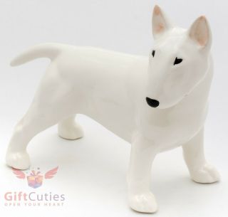 Porcelain Figurine Of The Pit Bull Terrier Dog