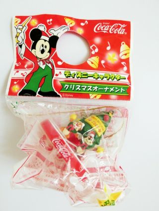 2005 Coca - Cola Disney Characters Christmas Ornament All 8 Complete Set F/S Japan 2