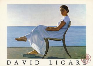 David Ligare - Signed Card Of A Painting By Him
