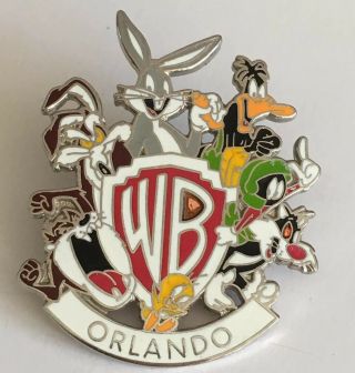 Warner Brothers Orlando Pin Looney Tunes Bugs Bunny Marvin 1999 Tweety Taz A12
