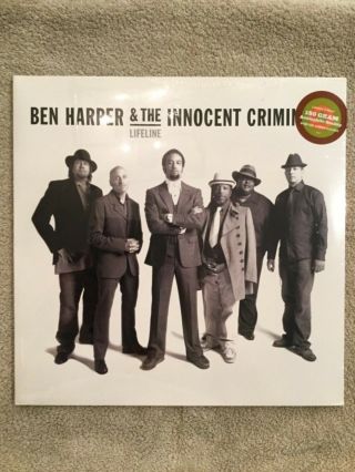 Lifeline By Ben Harper 180g Ltd Vinyl,  2009,  Virgin Records Rare