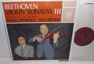 Sal 3418 Beethoven Violin Sonatas Nos.  3 & 7 David Oistrakh & Lev Oborin P/s