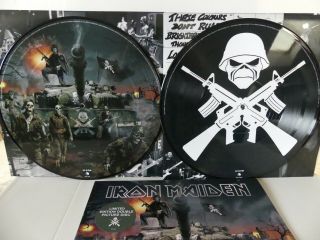 Iron Maiden A Matter Of Life And Death Double Picture Disc 2006 Never Played