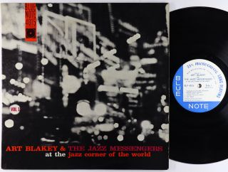 Art Blakey - Jazz Corner Of The World Vol.  1 Lp - Blue Note Mono Dg Rvg Ear Vg,