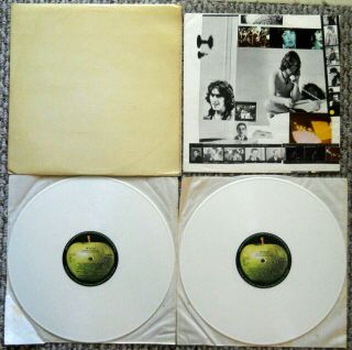 Beatles 1978 White Vinyl Apple Uk Lp The Beatles (white Album) - Located In U.  S.