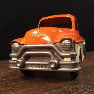 Vintage Hubley Truck Kiddie Toy Usa Lancaster,  Pa 494 Orange Priority Mail