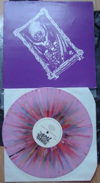 Morbid Angel Live Bats Tour 1991 Rare Pink Splatter Vinyl.