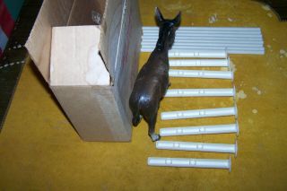Breyer Box With Donkee And Fence