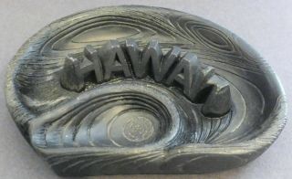 Vintage Tiki Bar Hawaiian Ashtray Made From Volcanic Lava.  Vgc.