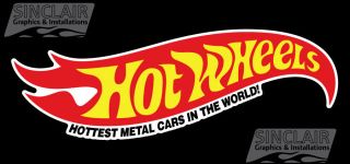 Hot Wheels Decal - Large Wall Vinyl Graphic 28 " Wide