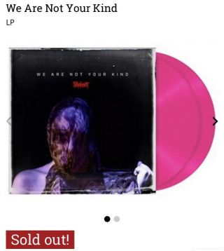Slipknot We Are Not Your Kind Pink Vinyl Lp Limited/1000 Album 2019