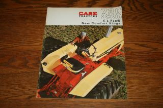 Ji Case Tractors 730 830 Dealer Advertising Sales Brochure