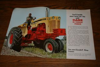 JI Case Tractors 730 830 Dealer Advertising Sales Brochure 2