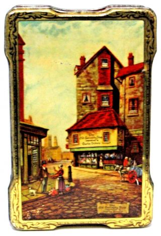 Chocolate Biscuit Tin The Old Curiosity Shop Immortalized By Charles Dickens.