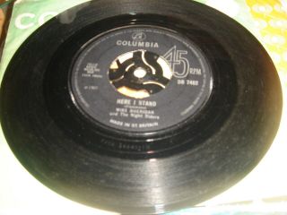 VERY RARE Mike Sheridan And The Night Riders ‎– Here I Stand/lonely weekend vg, 2