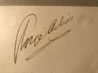 George Arliss Autograph,  Aa Winner For “disraeli”