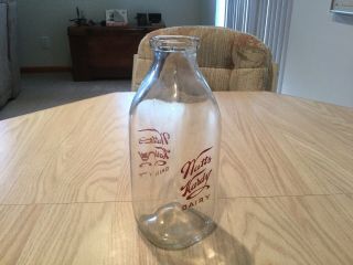 Old Vintage Watts Hardy Dairy Milk Bottle One 1 Quart