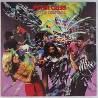 Peter Criss: Out Of Control Us Orig Kiss Dj Promo Casablanca Rock Lp Vg,
