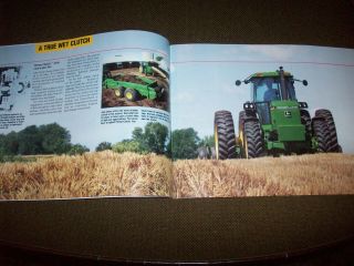 1988 John Deere 105 - 200 HP Tractor Brochure 4055 4255 4455 4555 4755 4955 5