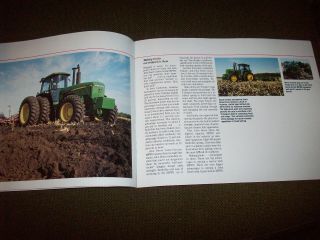 1988 John Deere 105 - 200 HP Tractor Brochure 4055 4255 4455 4555 4755 4955 6