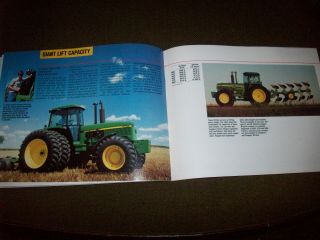 1988 John Deere 105 - 200 HP Tractor Brochure 4055 4255 4455 4555 4755 4955 7