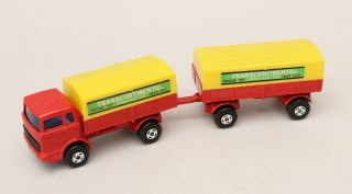 Matchbox Lesney Superfast Two Pack Tp1 Mercedes Truck And Trailer Mb 1 / 2