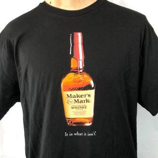 Makers Mark Whisky It Is What It Isnt T - Shirt Xl Mens Whiskey Older Merch