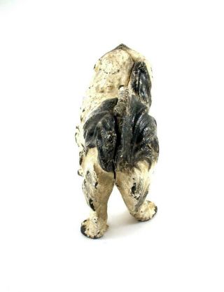 Antique Vintage Cast Iron Dog - King Charles Spaniel - Figural Money Bank 3