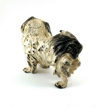 Antique Vintage Cast Iron Dog - King Charles Spaniel - Figural Money Bank 4