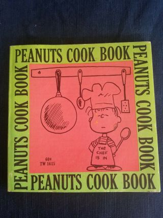 1970 Vintage Peanuts Cook Book Charlie Brown Charles Schulz First Printing