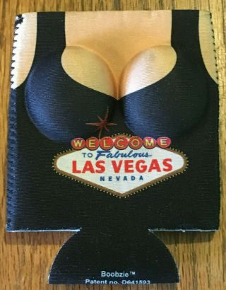 Novelty Las Vegas Silicone Boob Foam Can Boobzie Koozie Coozie Drink Holder