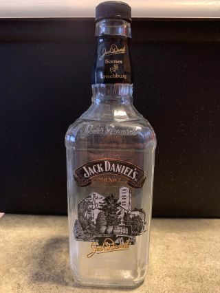 Vintage Discontinued Jack Daniels Scenes From Lynchburg 2 750ml Empty Bottle
