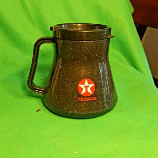 Vintage Aladdin Texaco Coffee Wide Bottom Travel Mug Untippable Non - Slip 20 Oz