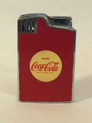 Vintage Coca Cola Musical Cigarette Lighter Hadson Blue Bird